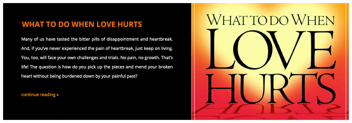 What To Do When Love Hurts